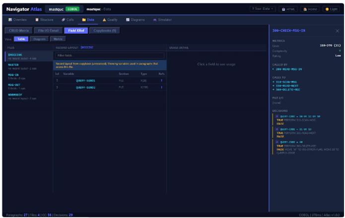 Field XRef - Field reference tracking